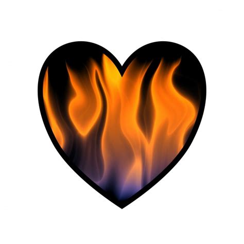 Heart On Fire Free Stock Photo Public Domain Pictures