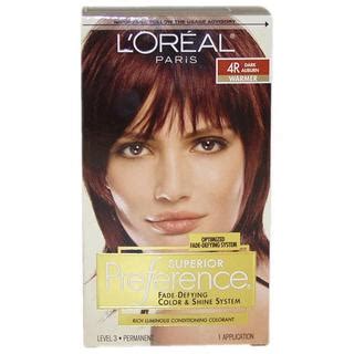 When drugstore dyes just aren't good enough. Shop L'Oreal Superior Preference Dark Auburn #4R Hair ...