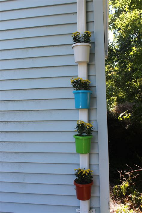 Here Is The Whole Quartette Of Downspout Planters Urban Garden