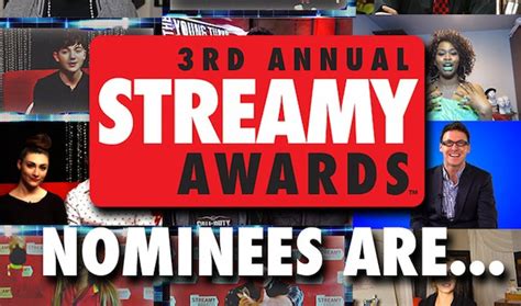 The Nominees for the 3rd Annual Streamy Awards Are...