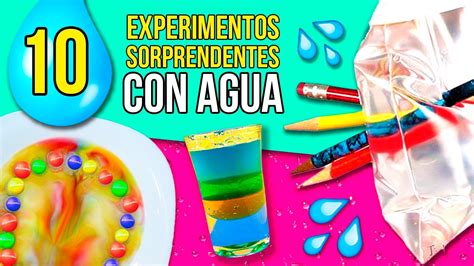 Resultados de quimicos en caseros; 10 EXPERIMENTOS FACILES con AGUA que puedes hacer EN CASA (II) 🌂 * EXPERIMENTOS CASEROS para ...