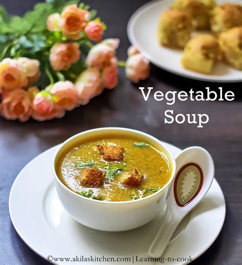 Learning To Cook How To Make Thick Vegetable Soup Easy Soup Recipes