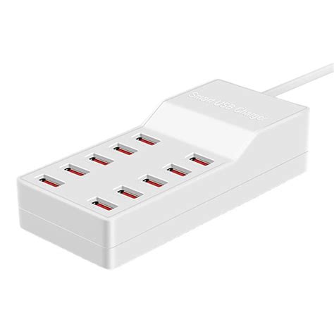 Buy Usb Charger 50w 10 Ports Usb Charging Station With Rapid Charging