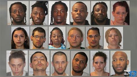 18 arrested charged in large scale drug trafficking sting after 8 month investigation