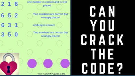 Crack The Code Puzzles Logical Reasoning Questions