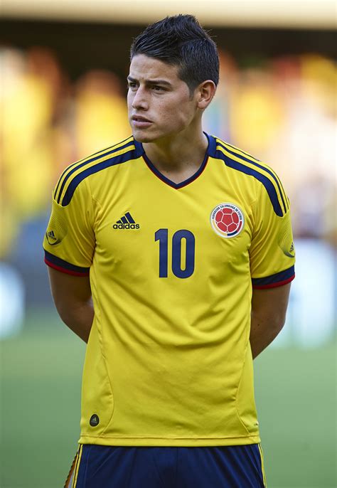 Support fc bayern's colombian superstar! James Rodriguez Photos Photos - Colombia v Serbia - Zimbio