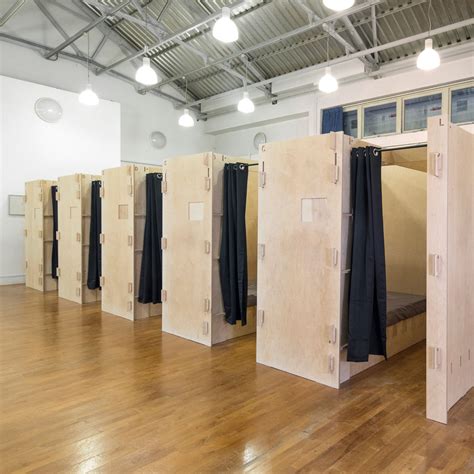 Wooden Sleeping Pods By Reed Watts Made Available To Homeless People In