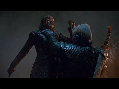 Arya Stark Kills The Night King Game Of Thrones S E Youtube Arya Stark Night King