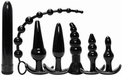 meyila 7pcs anal plug butt plug trainer kit silicone anal trainer set with flared