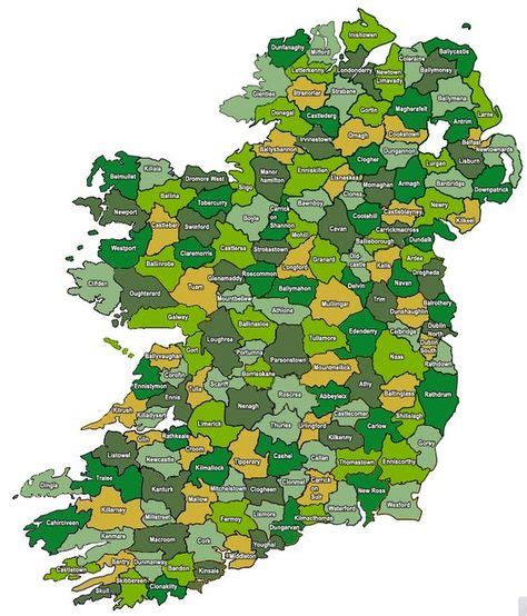 Clan Territories Of Ireland History Research Ireland Map