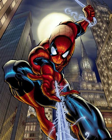 6 4 spiderman avengers hero. Spiderman web-slinging | Spiderman artwork, Spiderman ...