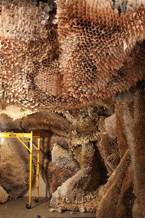 Manifestation Cave Installations Made Of Millions Of Hand Rolled Paper