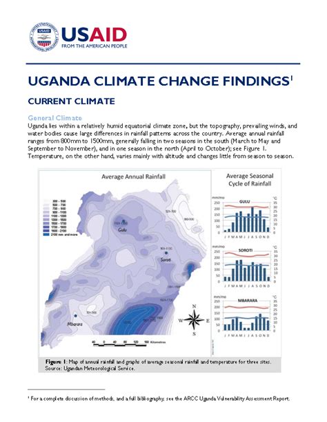 Uganda Climate Change Findings Global Climate Change