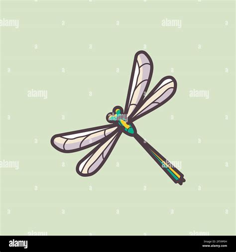 Dragonfly Vector Icon Premium Illustration Stock Vector Image And Art
