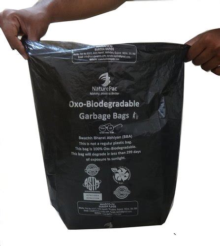 Plastic Oxo Biodegradable Garbage Bag Size Medium Small Large
