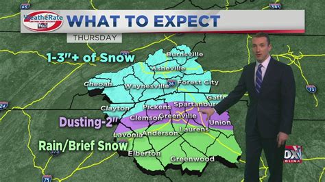 Winter Weather Moves Into The Upstate And Wnc Youtube