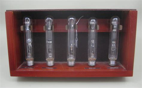 Set Of Gas Discharge Tubes Physics Museum The University Of