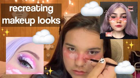 Recreate Makeup Looks With Me 💞☁️ Youtube