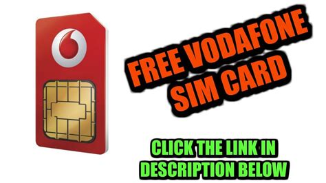Sending unifi on (dmp number) to 63001. Free Vodafone SIM Card - YouTube