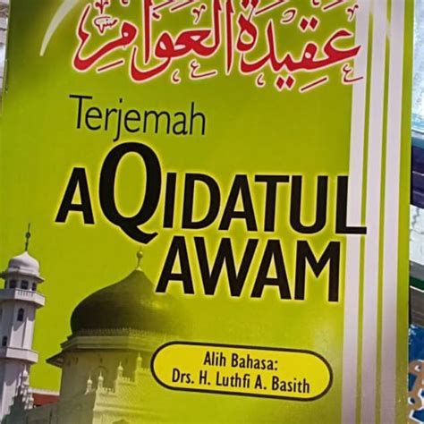 Jual Buku Terjemah Kitab Aqidatul Awam Shopee Indonesia