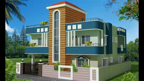 35 X 36 East Face Duplex House Plan With 3d Front Elevation Design
