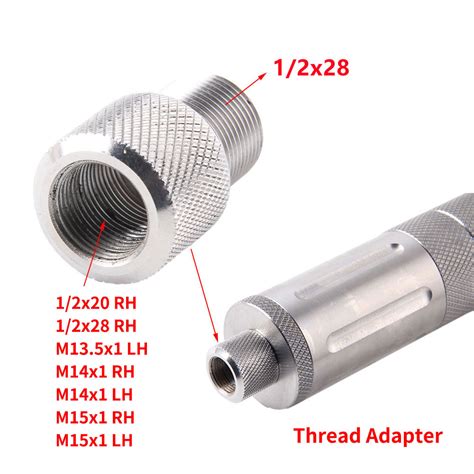 Stainless Steel Thread Adapter 12 28 M14x1 M15x1 135x1 To 12 28