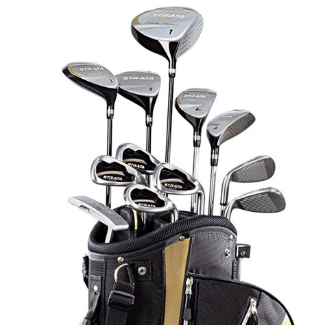 New Callaway Golf Clubs Strata Plus 18 Piece Complete Set Club Set