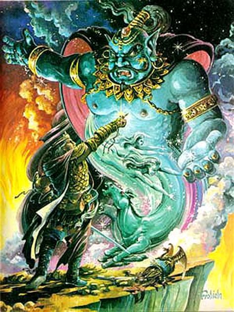 Male marid djinn spirit powerful wish granting genie rare. Image - Water.djinn.marid.jpg | Warriors Of Myth Wiki ...