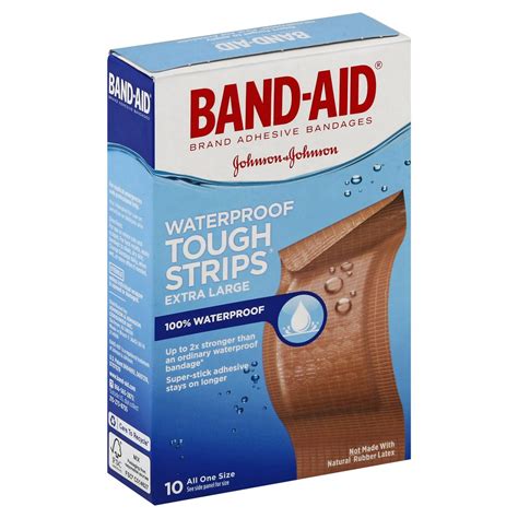 Waterproof Tough Strips Extra Large Band Aid 10 Ct Delivery Cornershop By Uber