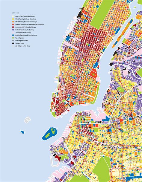 Great Map Of Land Use And Density From The Nyc Active Design Guidelines