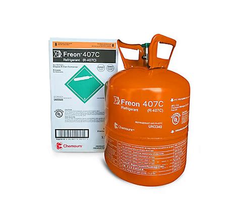 Chemours D11710681 Freon R 407c Refrigerant 25lb Cylinder