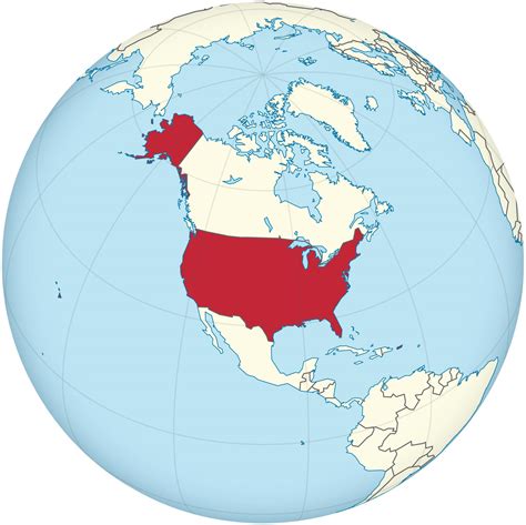 Usa On World Map Surrounding Countries And Location On Americas Map