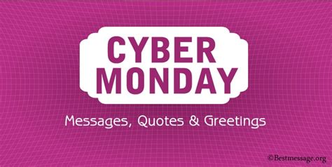 Great Examples Of Cyber Monday Messages Quotes And Greetings
