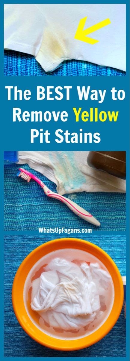 Tested The Best Way To Remove Yellow Sweat Stains Pit Stains House