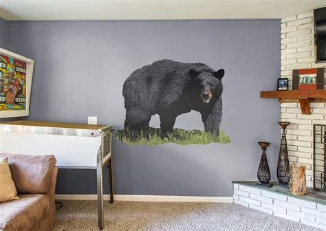 Black Bear Wall Decal Shop Fathead For General Animal Graphics Decor