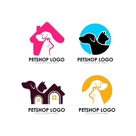 Pet Shop Logo Design Template 2550121 Vector Art At Vecteezy