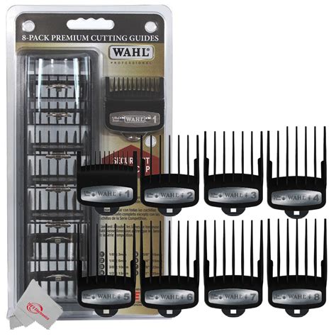 Wahl 8 Pack Premium Cutting Guides Fits All Wahl Full Size Clipper Bla The Teds Store
