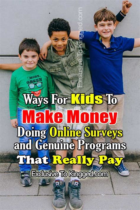 Ways For Kids To Make Money With Survey Sites And 21 Best Payers