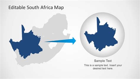 South Africa Map Template For Powerpoint Slidemodel