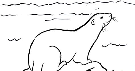 River Otter Coloring Page Art Starts