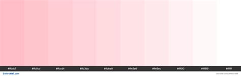 Tints X11 Color Light Pink Ffb6c1 Hex Color Palette Pink Hex Colors