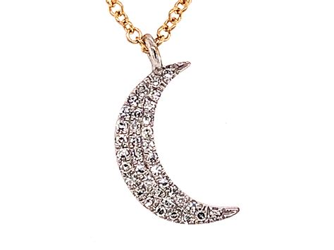 Dilamani Jewelry Diamond Moon Pendant