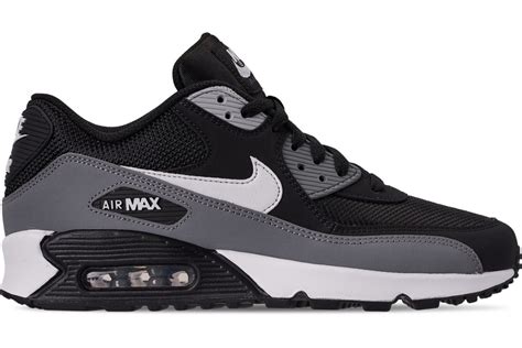 Nike Mens Air Max 90 Essential Casual Shoes Blackwhitecool Grey