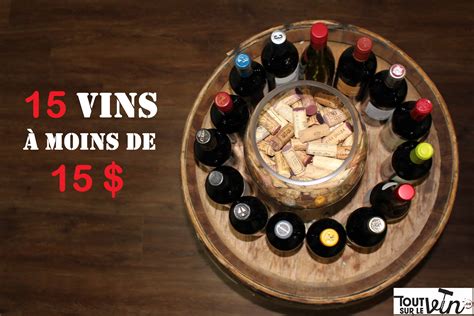 15 Bons Vins à Moins De 15