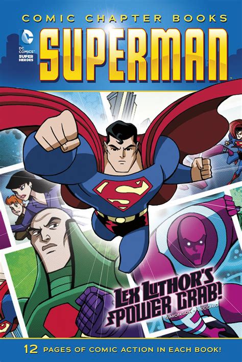 Superman Comic Chapter Books Lex Luthors Power Grab Paperback