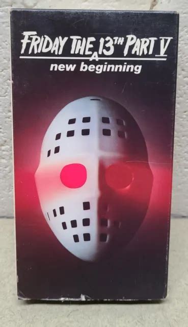 VHS FRIDAY THE Th Part A New Beginning Paramount Horror Movie Jason PicClick
