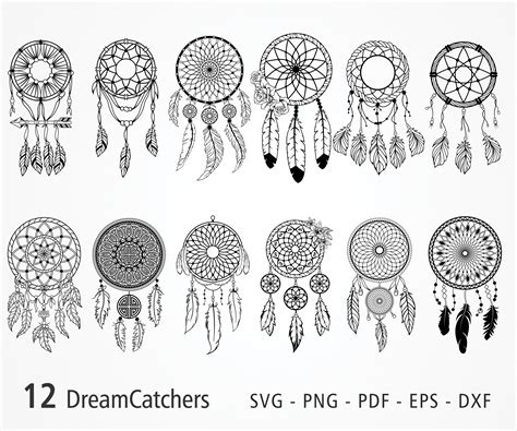 Dreamcatcher Svg Bundle Dream Catchers Svg Dream Catchers Etsy