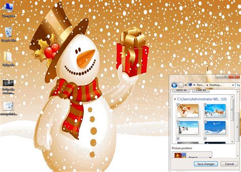 Download Snowy Christmas Windows 7 Theme
