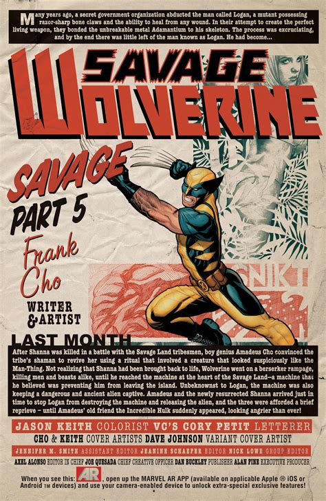Savage Wolverine Issue 5 Read Savage Wolverine Issue 5 Comic Online