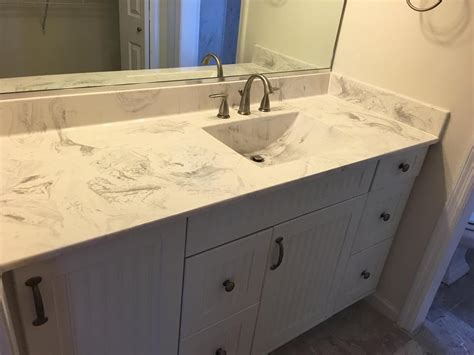 Faux Marble Bathroom Countertops A Stylish And Affordable Choice